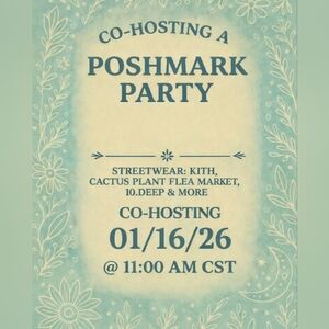 🎉 POSHMARK PARTY — HOST PICK CONSIDERATION 🎉